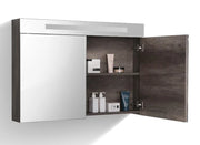 Spiegelkast met LED verlichting 120 Century Oak