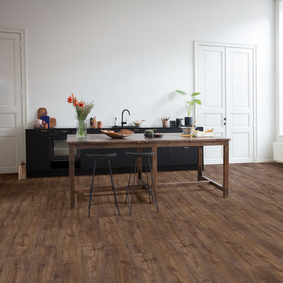 QUICK-STEP PVC Middelgrote plank klik Bloom AVMPU40199 Herfstchocoladebruine eik