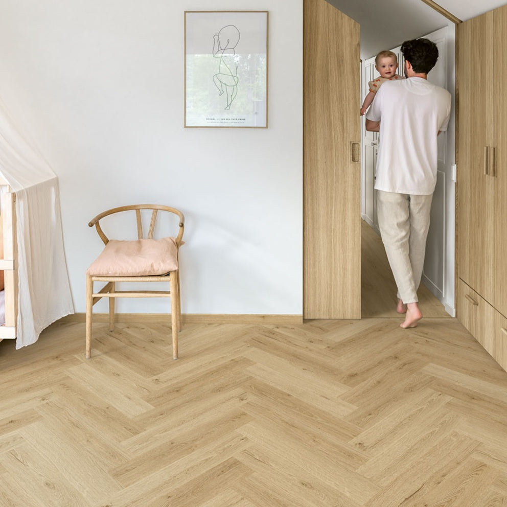 QUICK-STEP pvc visgraat klik ciro AVHBU40362 Botanisch beige