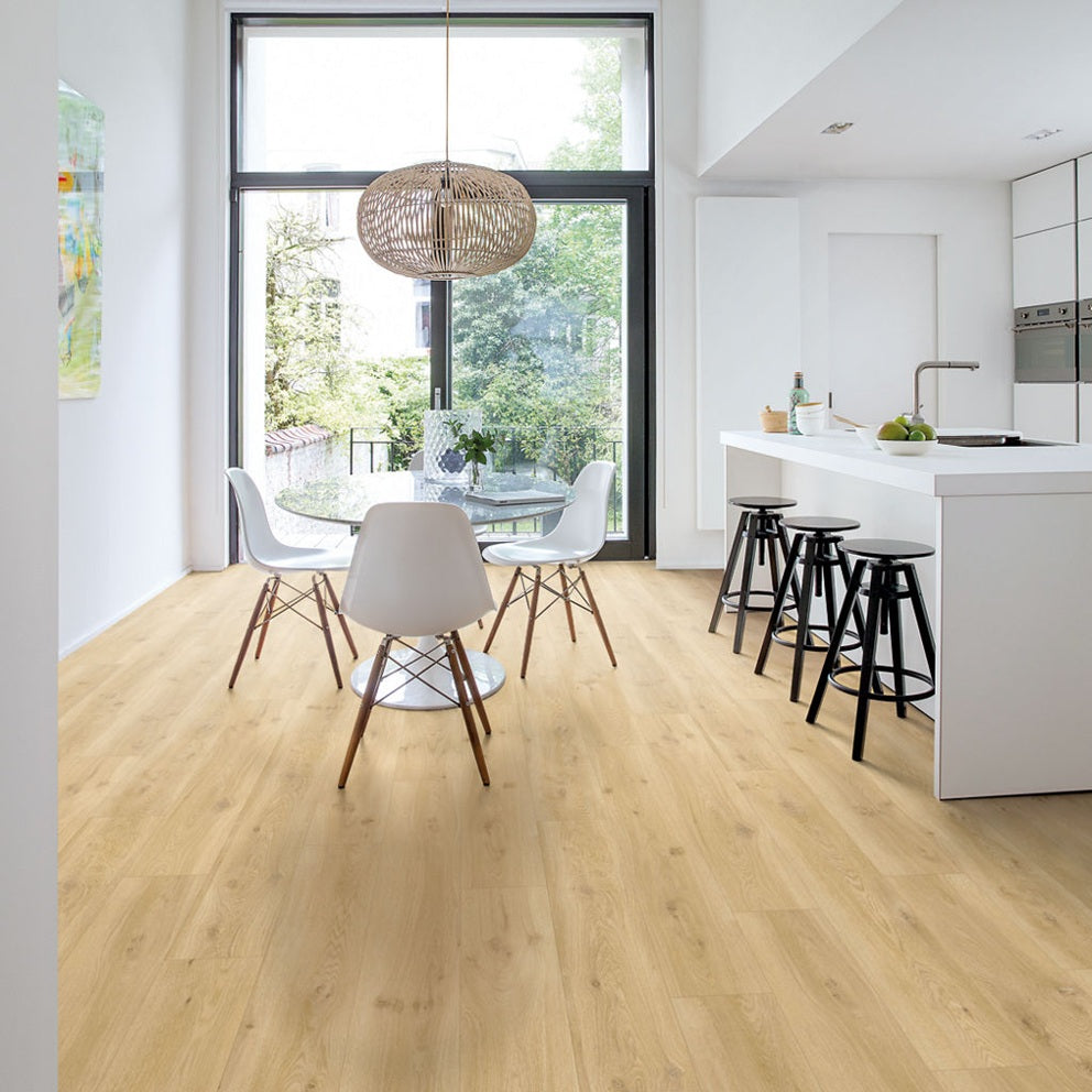 QUICK-STEP PVC Standaardplank Blos Base  AVSPT40018 Drijvende beige eik