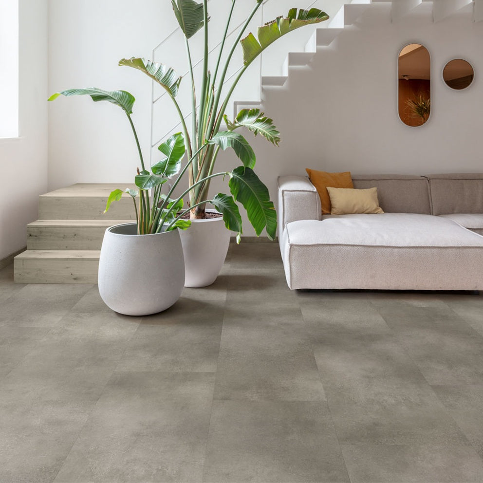 QUICK-STEP PVC Luxueuze middelgrote tegel AVMTU40273 Gewolkt beton