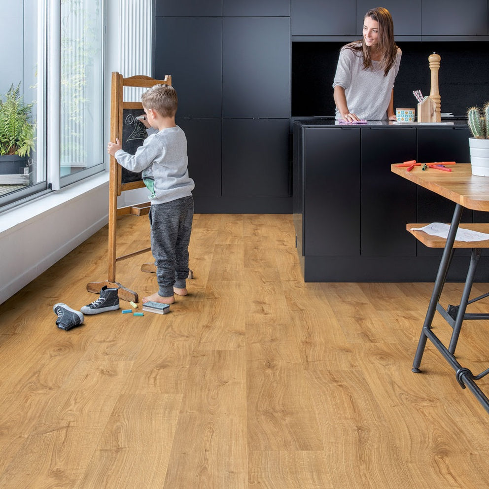 QUICK-STEP PVC Middelgrote plank klik Bloom  AVMPU40088 Herfsthoning eik