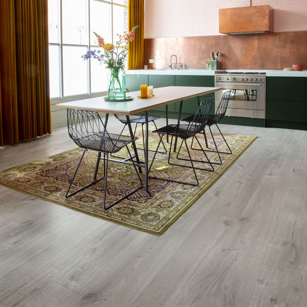 QUICK-STEP PVC Middelgrote plank klik Bloom  AVMPU40201 Katoen koudgrijze eik