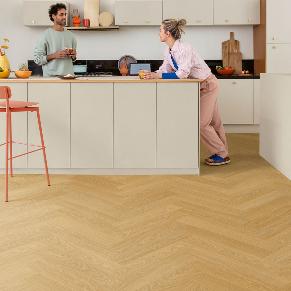 QUICK-STEP pvc visgraat klik ciro AVHBU40360 Pure honing eik