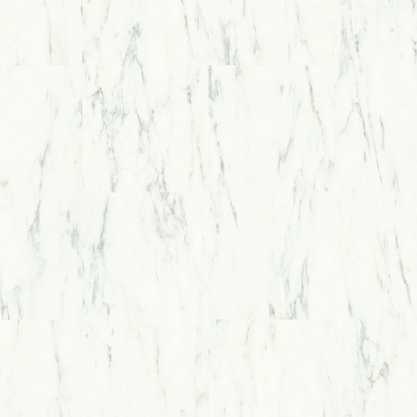QUICK-STEP PVC Kleine tegel ORO Base  AVSTT40136 Wit Carrara-marmer
