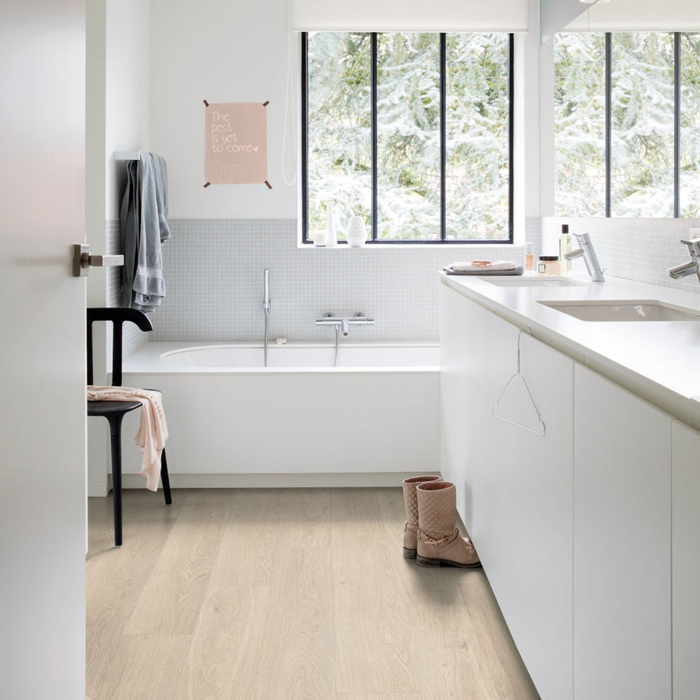 QUICK-STEP PVC Middelgrote plank klik Bloom AVMPU40080 Zeebries beige eik