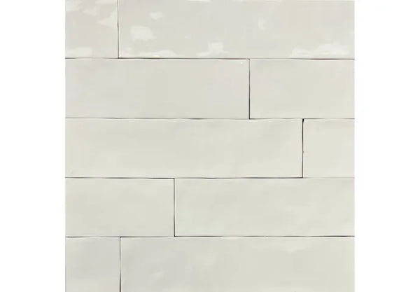 Zellige Blanco Brillo Keramiek 6.2x25 cm Beige