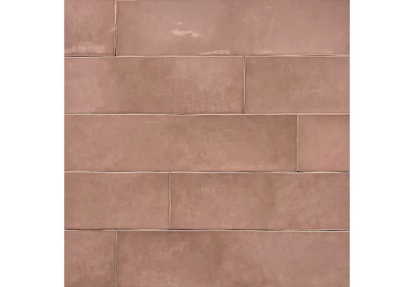 Zellige Rosé Keramiek 6.2x25 cm Rose