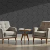 OPPIO Grijs Viltpaneel Hexagon Stoel