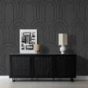 Viltpaneel Donker Grijs - BAROK - 60x280 cm