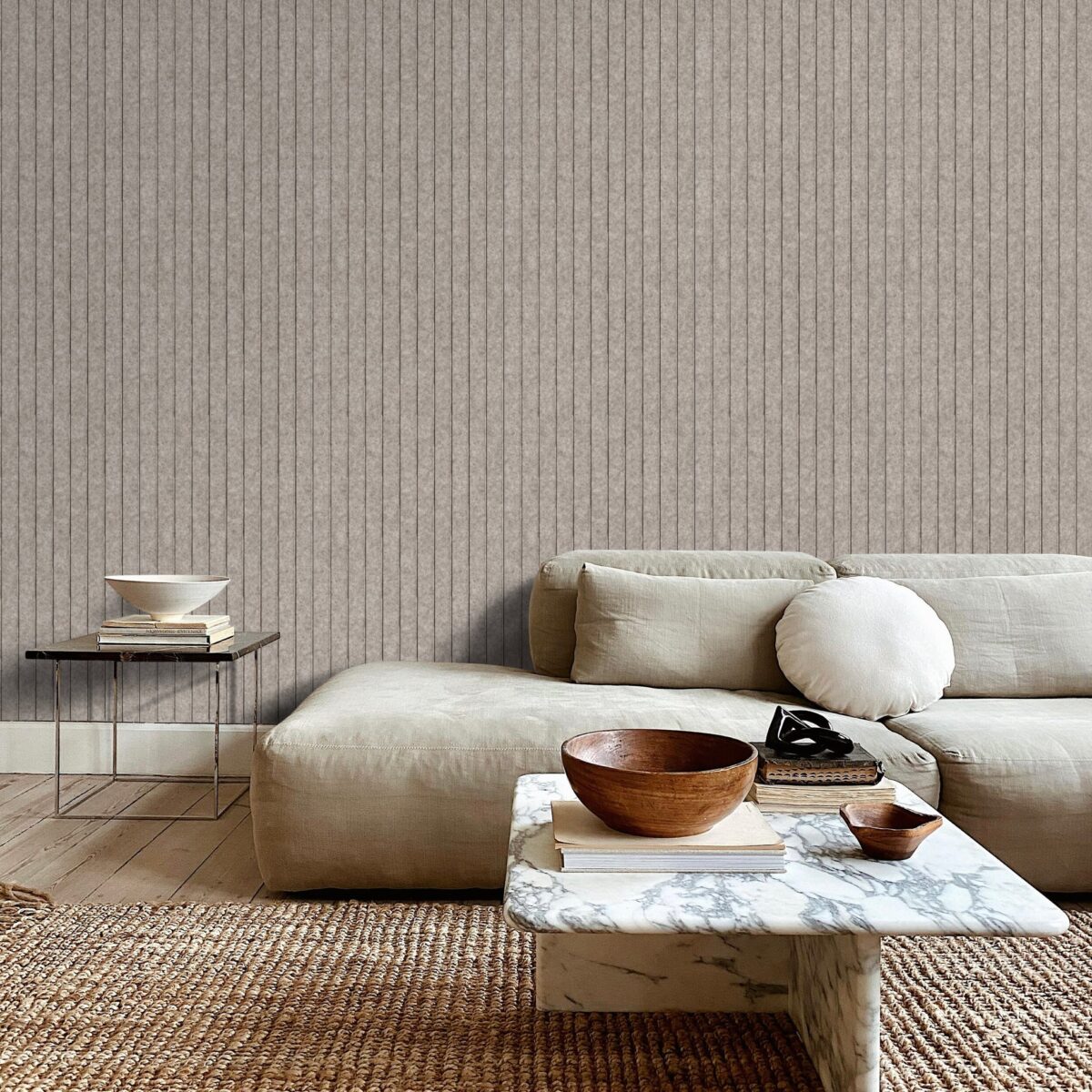 Viltpaneel Beige JAPANDI - 60x280 cm