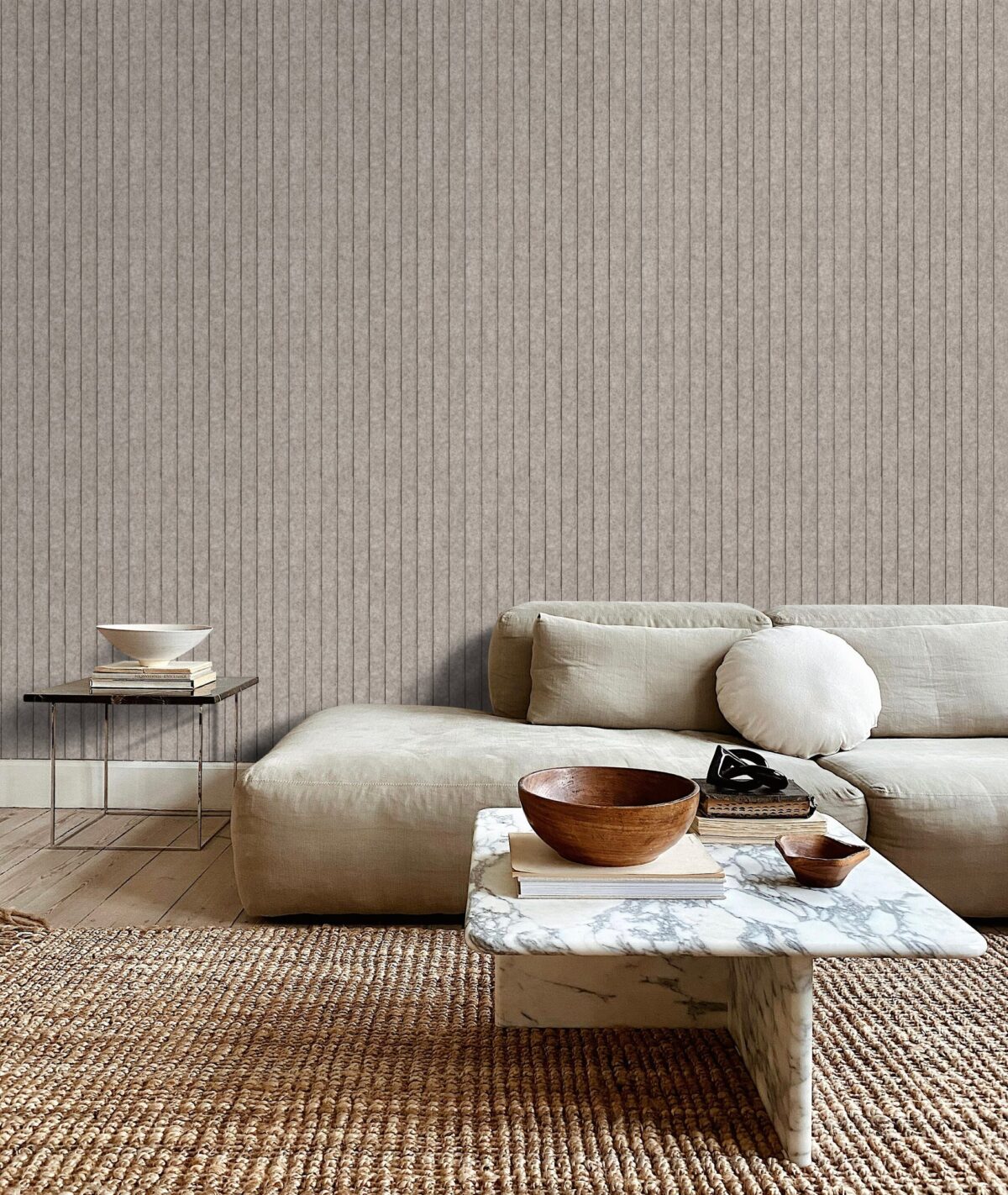 Viltpaneel Beige JAPANDI - 60x280 cm