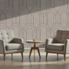 Beige Viltpaneel Barok